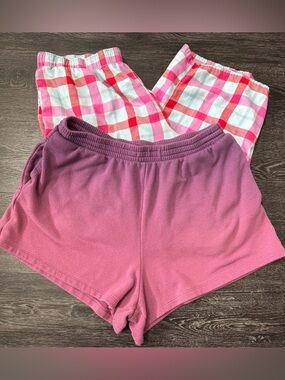Colsie/Victoria’s Secret Sleep Pant and Short Bundle. L.